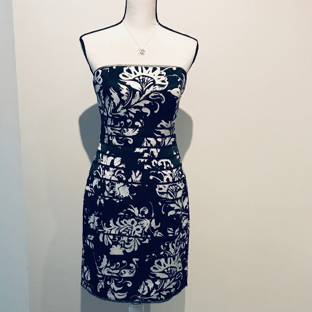 White House Black Market Strapless Dress